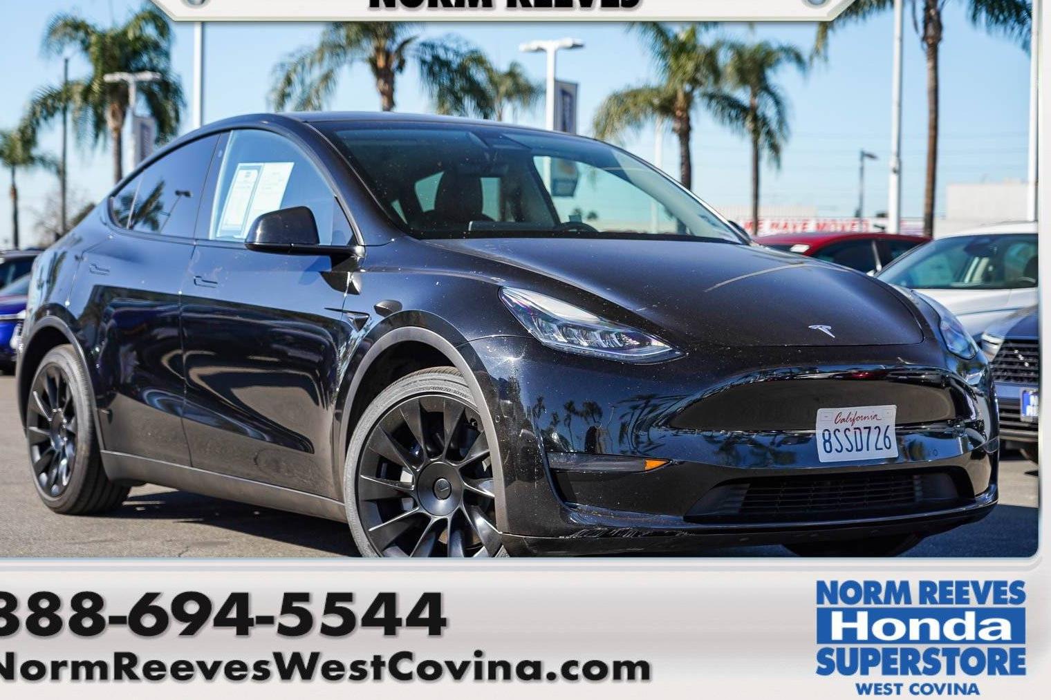 TESLA MODEL Y 2020 5YJYGDEE1LF058280 image